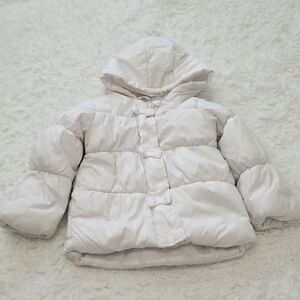 B Hip Baby White Puffer Jacket  Sz 4T